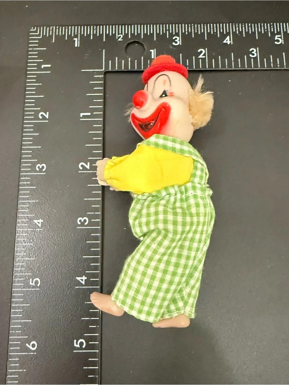 Vintage 80’s Plastic Face Clown Pencil Hugger
